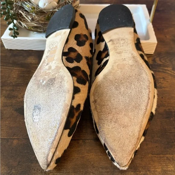 Women's Dee Keller Leopard Print Slip On Loafer Flats Size 38 (US 8) - Picture 9 of 10